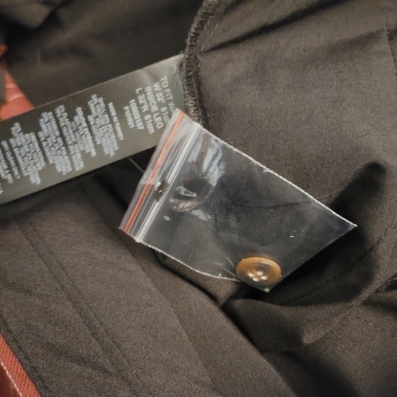 ASOS Design Dark Red Pin Striped Casual Boho Trousers Dress Pants Size 32 - Picture 8 of 8